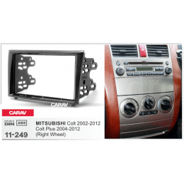 Carav 11-249: 2 DIN MITSUBISHI Colt 2002-2012; Colt Plus 2004-2012