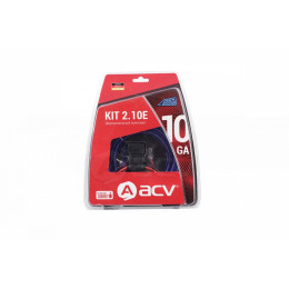 ACV KIT 2.10E (2-кан усил-ля 10AWG) Комплект проводов 2-кан усил-ля