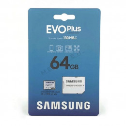 Samsung microSD 64GB class10 Evo Plus UHS-I U1 (MB-MC64KA) Карта памяти