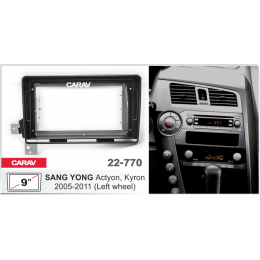 Carav 22-770: 9" SSANG YONG Actyon, Kyron 2005-2011