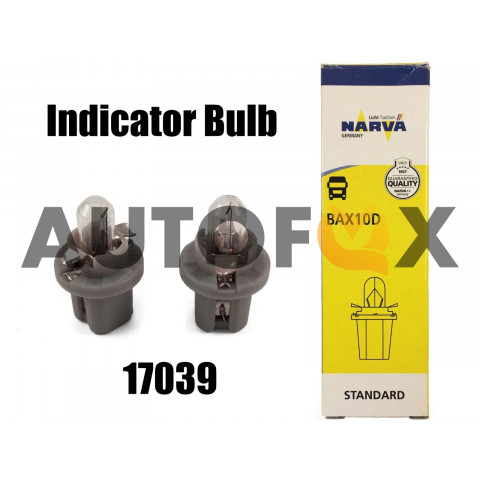 Narva N-17039  BAX10D 24V/1.2W с серым патроном