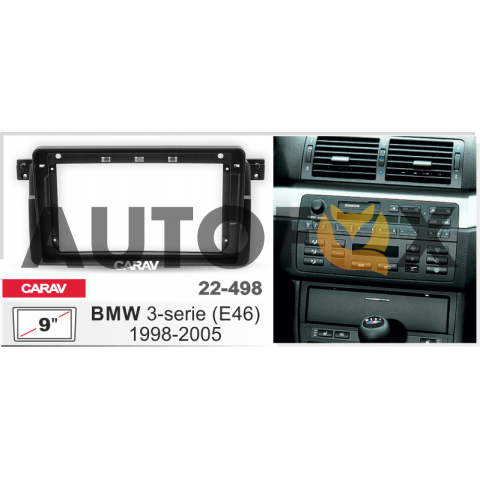 Carav 22-498: 9" BMW 3-Series (E46) 1998-2005