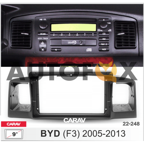 Carav 22-248: 9" BYD F3 2005-2013