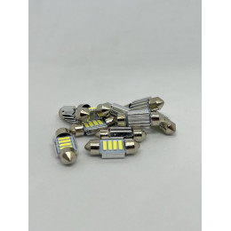 Светодиод T11 C5/C10 7020 4 SMD 31*6 0.7 w 12v биполярная обманка(SD-40)